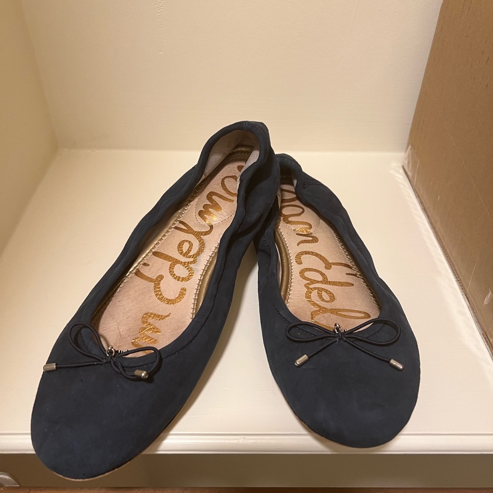 Navy Sam Edelman flats